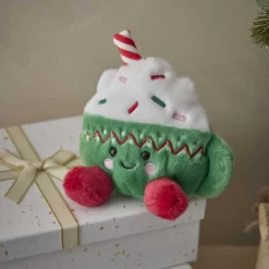Kuscheltier Gesicht/Xmas, Candace Hot Cocoa, 12 cm