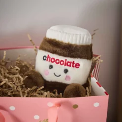 Kuscheltier Gesicht/Xmas, Chocolate spread, 12 cm