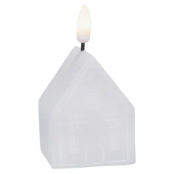LED-Haus, weiß, 5 x 5 x 9.5 cm