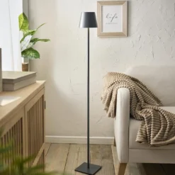 LED-Lampe Akku, dunkelgrau, 120 cm