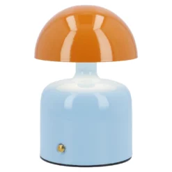 LED-Leuchte Bunt, blau/orange, 9 x 15 cm