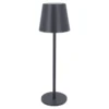 LED-Tischlampe Akku, dunkelgrau, 37 cm