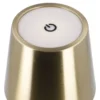 LED-Tischlampe Akku, gold, 37 cm