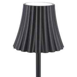 LED-Tischlampe Schirm, schwarz, 28 cm