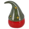 LED-Wichtel mit Mütze, grün, 14 cm