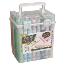 Marker-Box Duo, Pastell, 48-teilig