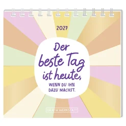 Mini-Tischkalender 2027, Der beste Tag