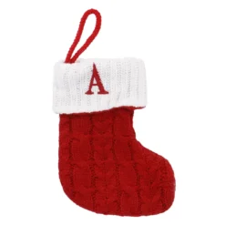 Nikolausstiefel Buchstabe, Zopf, A, 18 cm