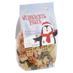Nudeln Weihnachten, Pinguin, 250 g