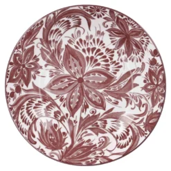 Pastateller Bali, Blumen/lila, 20 cm