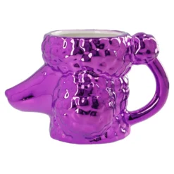 Pflanztopf Pudel, lila, 12 cm