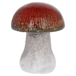 Pilz Punkte, rot, 12 cm