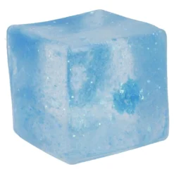 Quetsch-Würfel, blau, 7 cm