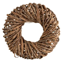 Rattankranz, geflochten/braun, 30 cm