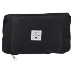 Reisetasche, faltbar, schwarz, 42 cm