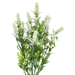 Rispenstrauß Pastell, weiß, 34 cm