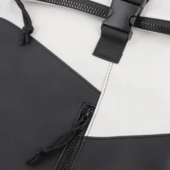 Rucksack Design/Rolltop, schwarz/grau, 20 Liter