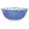 Schale Bali, Karo/blau, tief, 15.5 cm