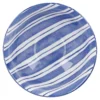 Schale Bali, Streifen/blau, tief, 15.5 cm