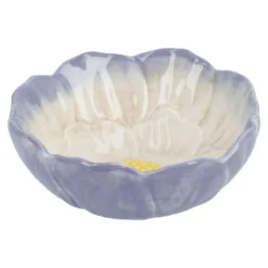 Schale Blüten, Antik/lila, 9.5 cm