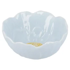 Schale Blüten, hellblau, 12 cm