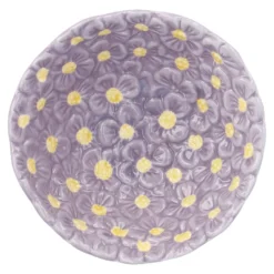 Schale Blumen, lila, 10 cm