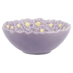 Schale Blumen, lila, 10 cm