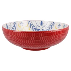 Schale China, Blume Nr. 3, Relief, 24 cm