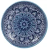 Schale China, flach, blau/hellblau, 15 cm