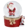 Schneekugel Figur, Weihnachtsmann/Tanne, 4.5 x 6 cm
