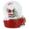 Schneekugel Figur, Weihnachtsmann, 4.5 x 6 cm