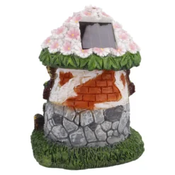Solar-Haus Blume, Haus, Höhe 20 cm