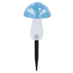 Solar-Stecker Pilz, blau, 20 cm