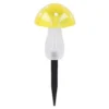 Solar-Stecker Pilz, gelb, 20 cm