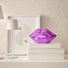 Spardose Lippen, lila, 20 x 10 cm