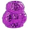Stabkerzenhalter Pudel, lila, 7 cm