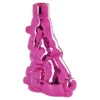 Stabkerzenhalter Pudel, pink, 19 cm