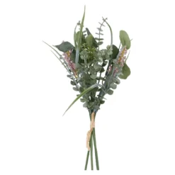 Strauß Eucalyptus/Blüte, Rispen/rosa, 37 cm