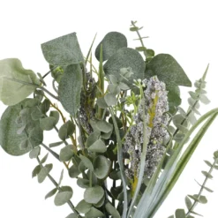 Strauß Eucalyptus/Blüte, Rispen/blau, 37 cm