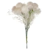 Strauß Minipompoms, creme, 24 cm