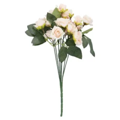Strauß Minirosen, 21 Blüten, rosa, 29.5 cm