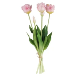 Strauß Papageientulpe, rosa, 41 cm