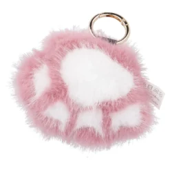 Taschenanhänger Pfote, rosa
