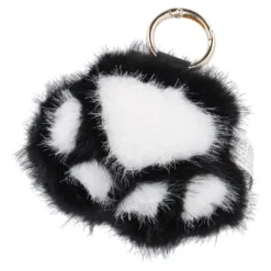 Taschenanhänger Pfote, schwarz