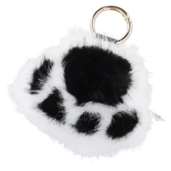 Taschenanhänger Pfote, weiß