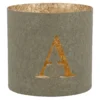 Teelichthalter Buchstabe, A/mint, 7.8 x 7.5 cm