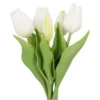 Tulpenstrauß Edel, weiß, 25 cm
