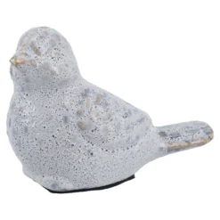 Vogel Antik, blau-braun, 12.5 x 9.5 cm